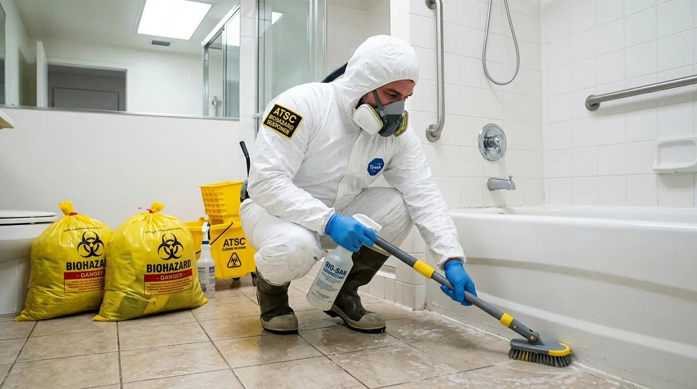 Decontamination equipment deployed for Blood Cleanup in Marathon
